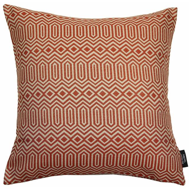 Cynthia Cushion Cover Bloomsbury Market Size: 43 x 43 cm, Colour: Orange on Productcaster.