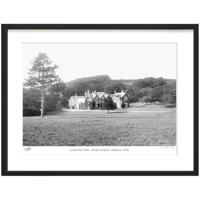 'Alwington, Portledge House 1907' - Picture Frame Photograph Print on Paper The Francis Frith Collection Size: 45cm H x 60cm W x 2.3cm D on Productcaster.