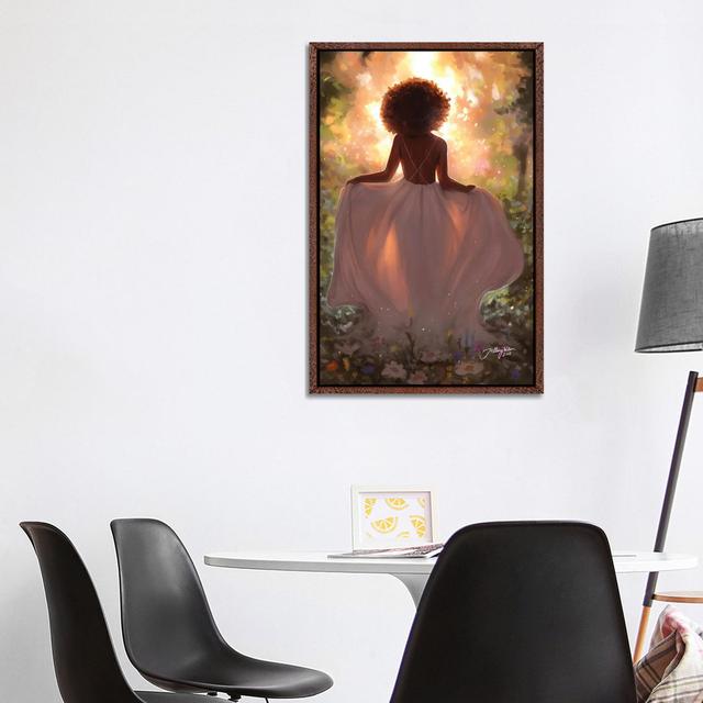 Mother Nature by Hillary D Wilson - Graphic Art Print on Canvas 17 Stories Format: Classic Brown Wood Framed Canvas, Size: 101.6cm H x 66.04cm W x 3.8 on Productcaster.