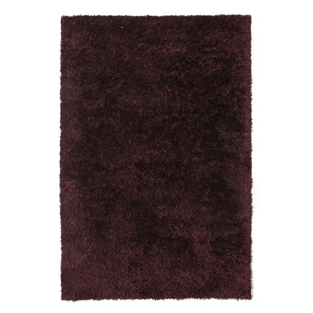 Mondello Handmade Shag Purple Rug Ebern Designs Rug Size: Rectangle 140 x 200cm on Productcaster.