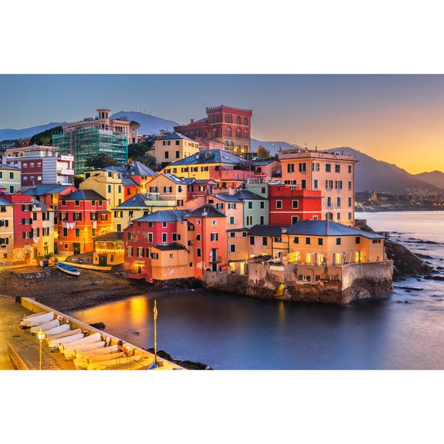 Albrechtice Italy At Dawn by Sean Pavone - Wrapped Canvas Print Latitude Run Size: 81cm H x 122cm W x 3.8cm D on Productcaster.