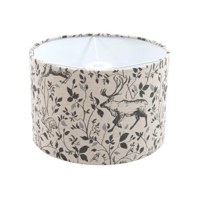 30cm Cotton/Polyester Drum Lamp Shade Alpen Home on Productcaster.