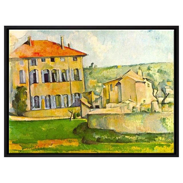 Gerahmter Kunstdruck Leinwandbild Jas De Bouffan II von Paul Cézanne Rosalind Wheeler Maße: 65 cm H x 85 cm B x 2,5 cm T on Productcaster.