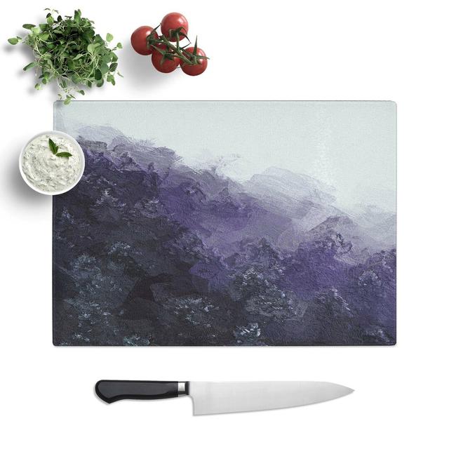 Glass Forest Fog in Germany in Abstract Chopping Board East Urban Home Size: 39 cm W x 28.5 cm L on Productcaster.