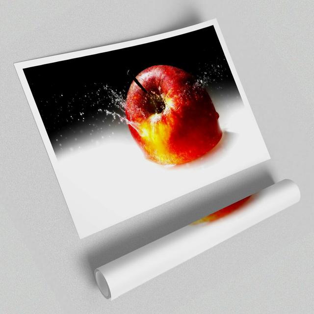 Fallen Apple - Photograph Print on Paper East Urban Home Size: 100 cm H x 141.4 cm W on Productcaster.