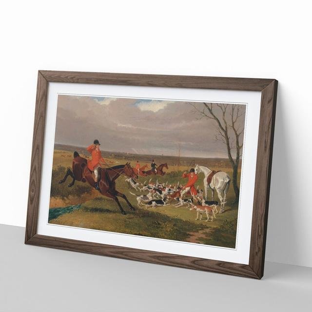 The Suffolk Hunt Vol.1 by John Frederick Herring - Picture Frame Painting on MDF East Urban Home Frame Option: Walnut Framed, Size: 36cm H x 48cm W x on Productcaster.