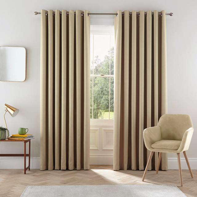 Eden Lined Curtains Helena Springfield Panel Size: 228cm Width x 228cm Drop on Productcaster.