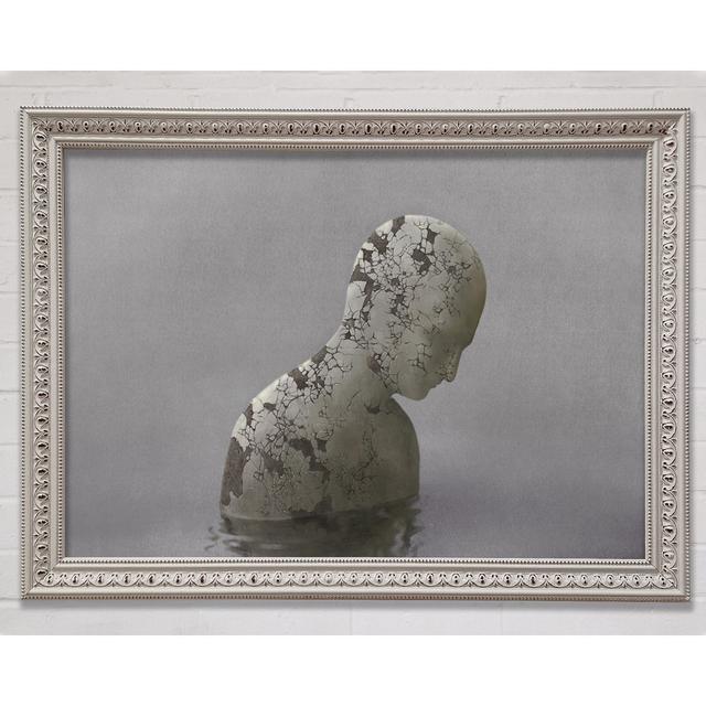 Eroded Statue In Water - Print Bright Star Size: 59.7cm H x 84.1cm W x 3cm D on Productcaster.