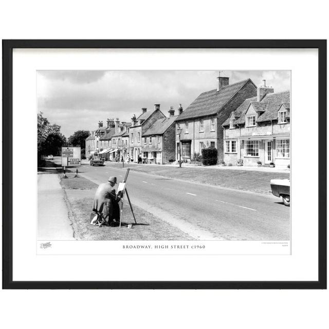 'Broadway, High Street C1960' by Francis Frith - Picture Frame Photograph Print on Paper The Francis Frith Collection Size: 28cm H x 36cm W x 2.3cm D on Productcaster.