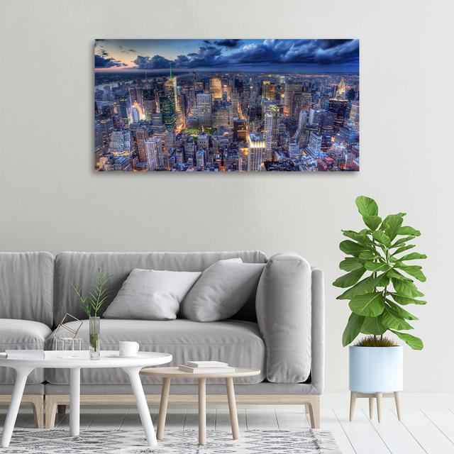 New York Bird Flight - Wrapped Canvas Art Prints Latitude Run on Productcaster.