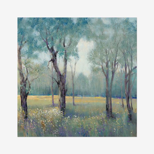 Morning Mist by Timothy O' Toole - Wrapped Canvas Painting Print Three Posts Size: 30cm H x 30cm W, Format: Wrapped Canvas on Productcaster.