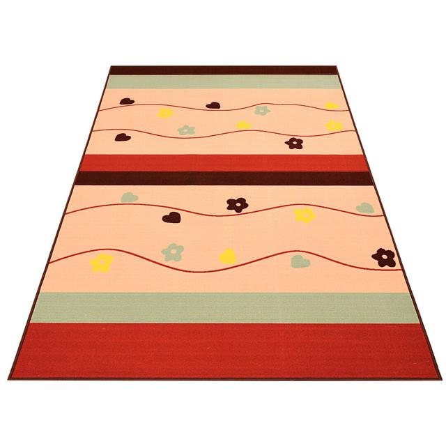 Flowers Flatweave Pink Rug Bakero Rug Size: Rectangle 160 x 230cm on Productcaster.