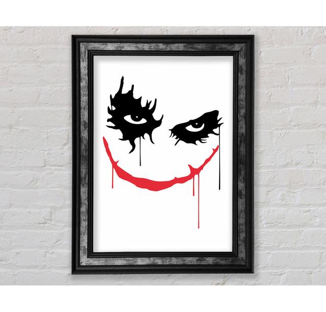 Joker Face - Single Picture Frame Art Prints Bright Star Size: 84.1cm H x 59.7cm W x 8cm D on Productcaster.