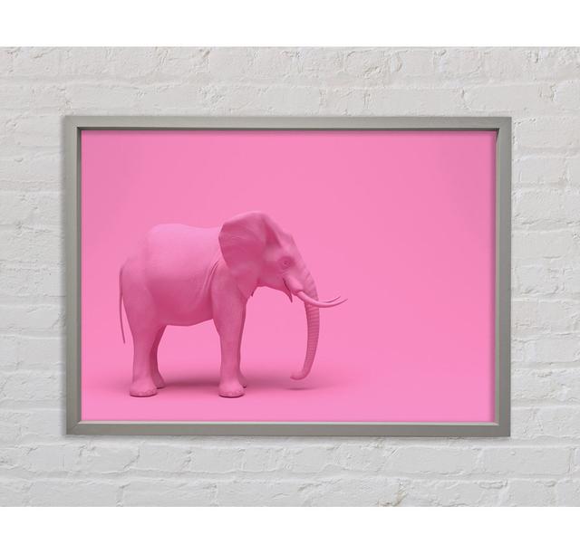 The Pink Elephant Framed Print Bright Star Size: 84.1cm H x 118.9cm W x 3.3cm D on Productcaster.