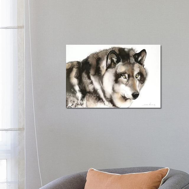 Wolf I by Soo Beng Lim - Wrapped Canvas Print Alpen Home Size: 45.72cm H x 66.04cm W x 3.81cm D on Productcaster.