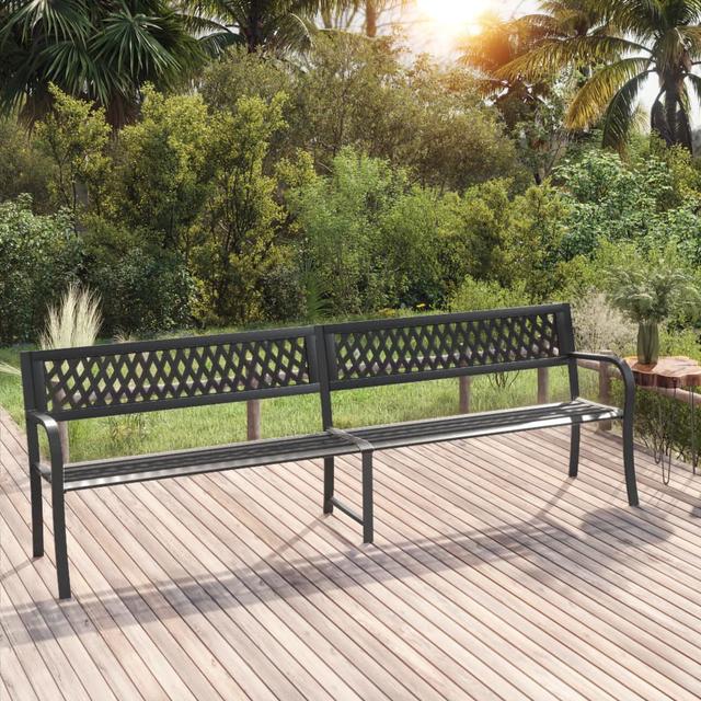 Gartenbank Drexil aus Metall ClassicLiving Farbe: schwarz on Productcaster.