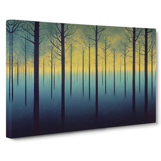 Lively Abstract Forest - Wrapped Canvas Print Alpen Home Size: 40cm H x 60cm W x 3cm D on Productcaster.