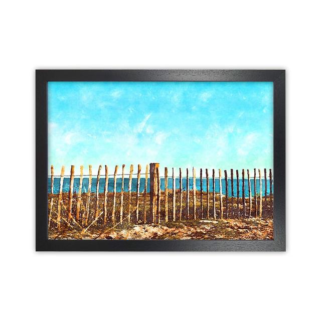 A Day At The Beach 2 - Graphic Art Highland Dunes Size: 34cm H x 46cm W x 3cm D, Format: Black Framed on Productcaster.