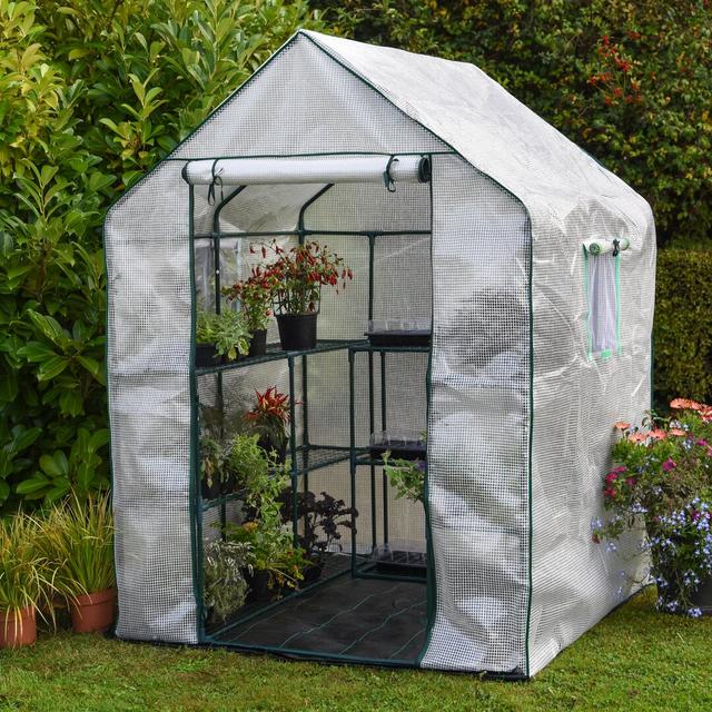 Tollison 4.5 Ft W x 4.5 Ft D Hobby Greenhouse Dakota Fields on Productcaster.