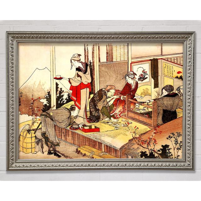 Hokusai The Studio Of Netsuke Framed Print Bright Star Size: 29.7cm H x 42cm W on Productcaster.