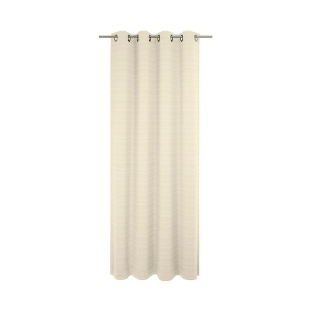 Wybrone Urban Cactus Eyelet Opaque Curtain Rosalind Wheeler Panel Size: 145 W x 175 D cm, Colour: Pale Golden Rod on Productcaster.