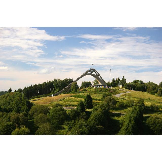 Ski Jumping Hill Winterberg by AndreasWeber - Wrapped Canvas Print Alpen Home Size: 61cm H x 91cm W on Productcaster.