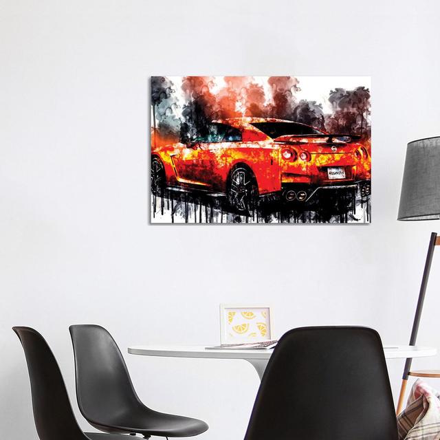 2017 Nissan GT R Fahrzeug CCXXIX von Sissy Angelastro - Galerie-Giclée auf Leinwand Trent Austin Design Format: Leinwandbild, Größe: 66,04 cm H x 101, on Productcaster.