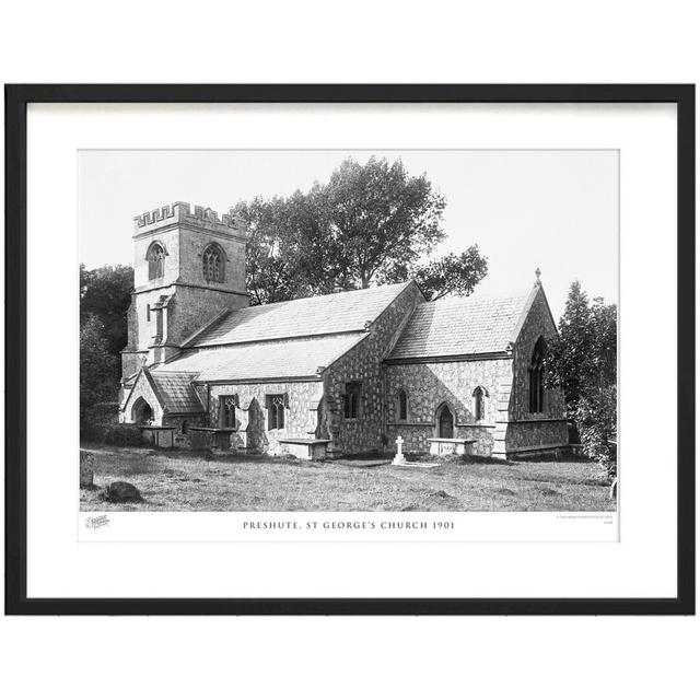 Preshute, St Georges Church 1901 - Single Picture Frame Print The Francis Frith Collection Size: 28cm H x 36cm W x 2.3cm D on Productcaster.