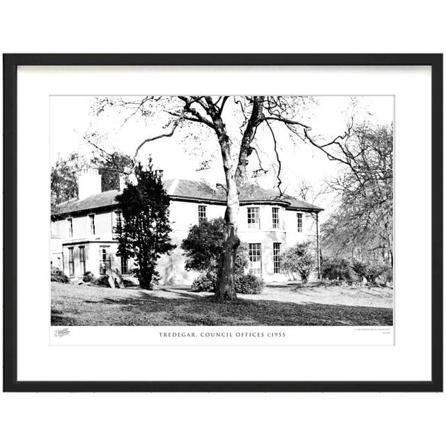 Tredegar, Council Offices C1955 - Single Picture Frame Print The Francis Frith Collection Size: 45cm H x 60cm W x 2.3cm D on Productcaster.