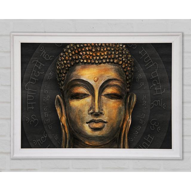 Serenity Buddha - Einzelner Bilderrahmen Kunstdrucke BohoLiving Größe: 21 cm H x 29,7 cm B x 1,5 cm T on Productcaster.