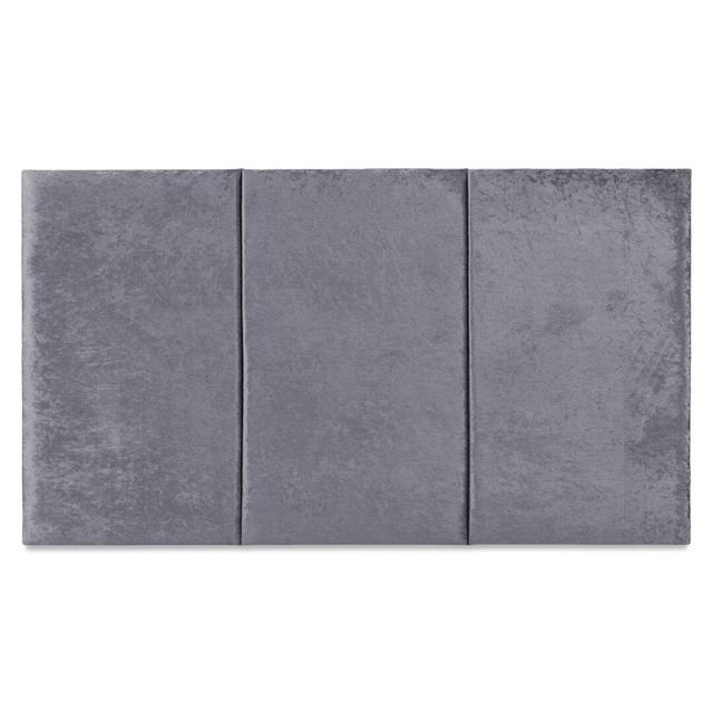 Franek Upholstered Headboard 17 Stories Colour: Charcoal, Size: Double (4'6) on Productcaster.