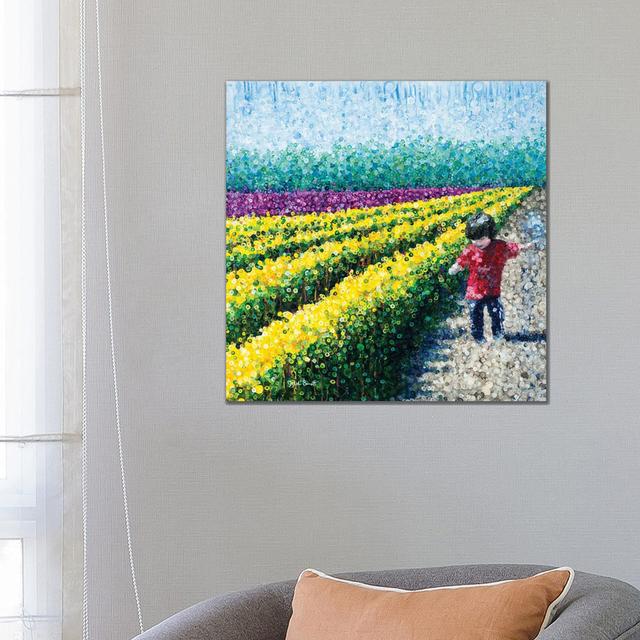 Postcard by Heidi Barnett - Wrapped Canvas Art Prints ClassicLiving Size: 66.04cm H x 66.04cm W x 3.81cm D on Productcaster.