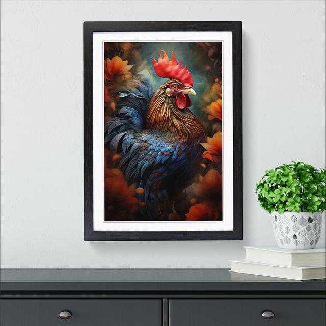 Rooster Digital - Single Picture Frame Print on Wood Big Box Art Size: 34cm H x 25cm W x 2cm D, Frame Colour: Black on Productcaster.