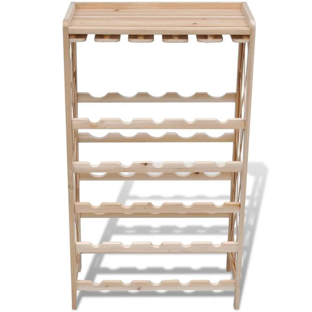 Estancia Wine Rack For 25 Bottles and Carrier Gracie Oaks on Productcaster.