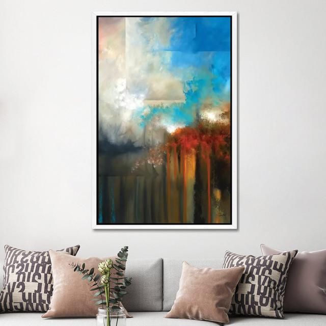 Uncharted Waters by Christopher Lyter - Gallery-Wrapped Canvas Giclée on Canvas Metro Lane Format: White Floater Framed, Size: 152.4cm H x 101.6cm W x on Productcaster.