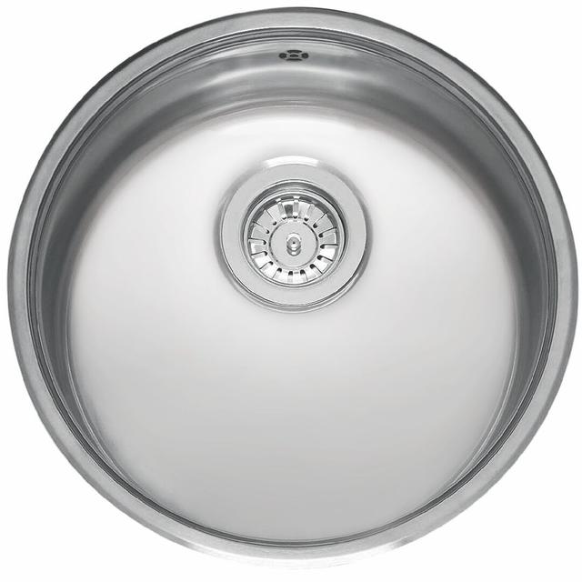 44cm x 44cm Single Bowl Kitchen Sink Reginox on Productcaster.