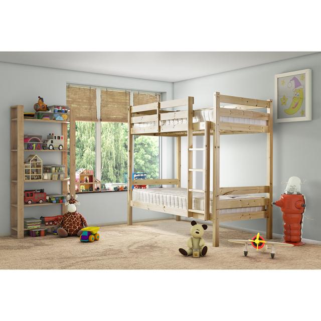 Chatham Heavy Duty Solid Pine Bunk Bed Just Kids Size: Small Double (4") on Productcaster.