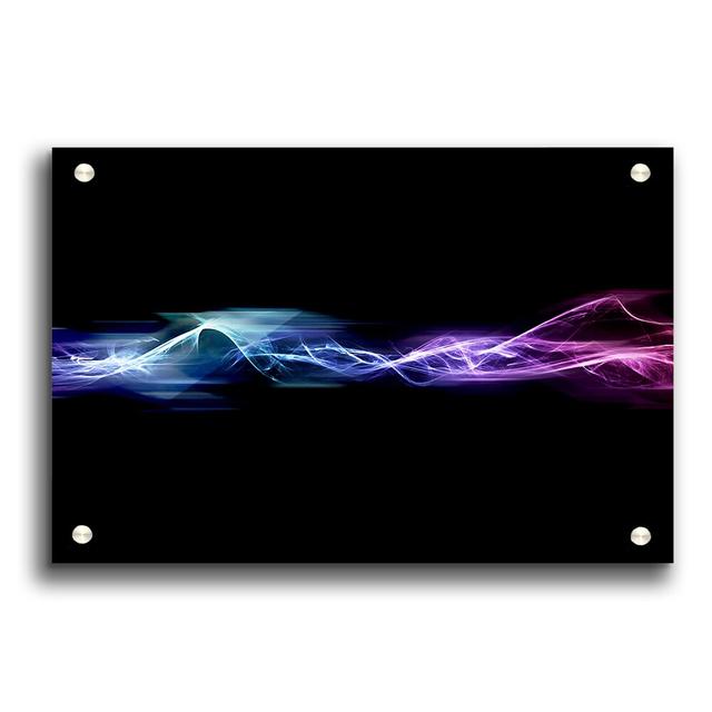 Vibrant Smoke Trails - Unframed Graphic Art Print on Paper East Urban Home Size: 29.7cm H x 42cm W on Productcaster.