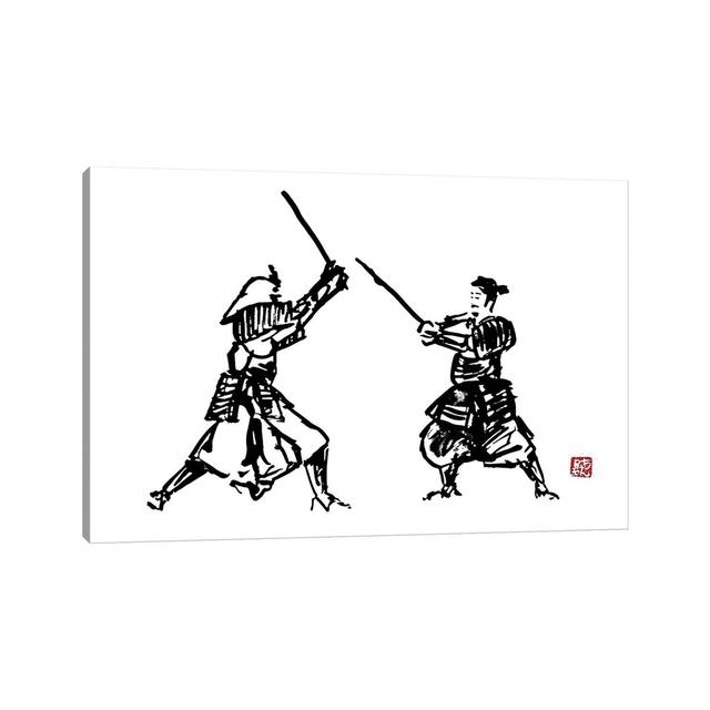 The Honor Of The Samurai I by Péchane - Print on Canvas Bloomsbury Market Format: Wrapped Canvas, Size: 30.48cm H x 45.72cm W x 1.91cm D on Productcaster.