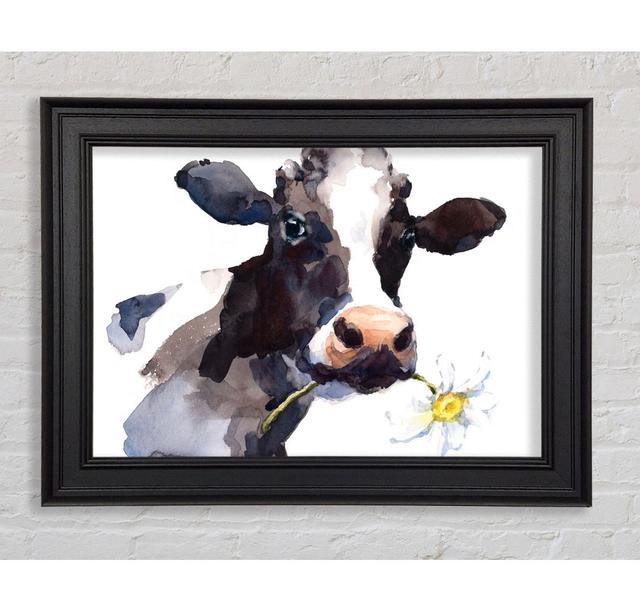 Daisy The Cow - Single Picture Frame Art Prints August Grove Size: 59.7Cm H x 84.1cm W x 8cm D on Productcaster.