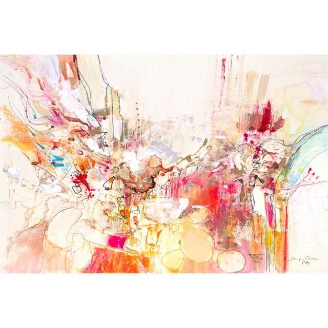 White Series XI by Jennifer Gardner - Wrapped Canvas Painting Metro Lane Size: 61cm H x 91cm W on Productcaster.