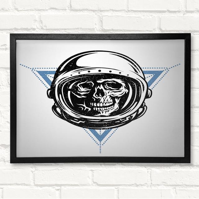 Space Skull Framed Print Happy Larry Size: 21cm H x 29.7cm W on Productcaster.