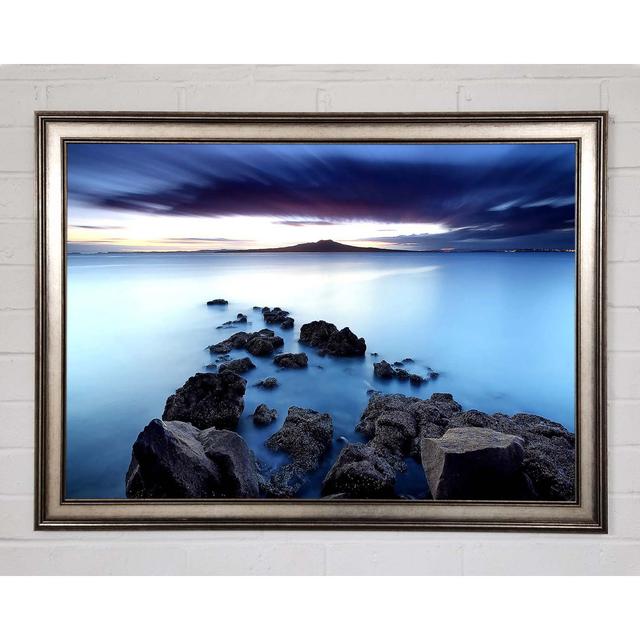 Island Blues - Single Picture Frame Art Prints Highland Dunes Size: 84.1cm H x 118.9cm W x 1.5cm D on Productcaster.