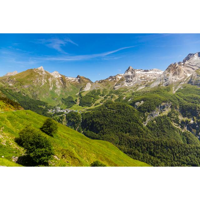 French Pyrenees. by Proformabooks - Wrapped Canvas Print Alpen Home Size: 61cm H x 91cm W on Productcaster.