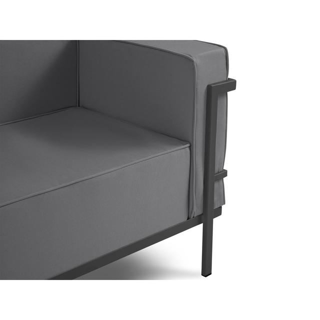 Gartensofa Ajaypal Perspections Farbe (Bezug): Dunkelgrau on Productcaster.