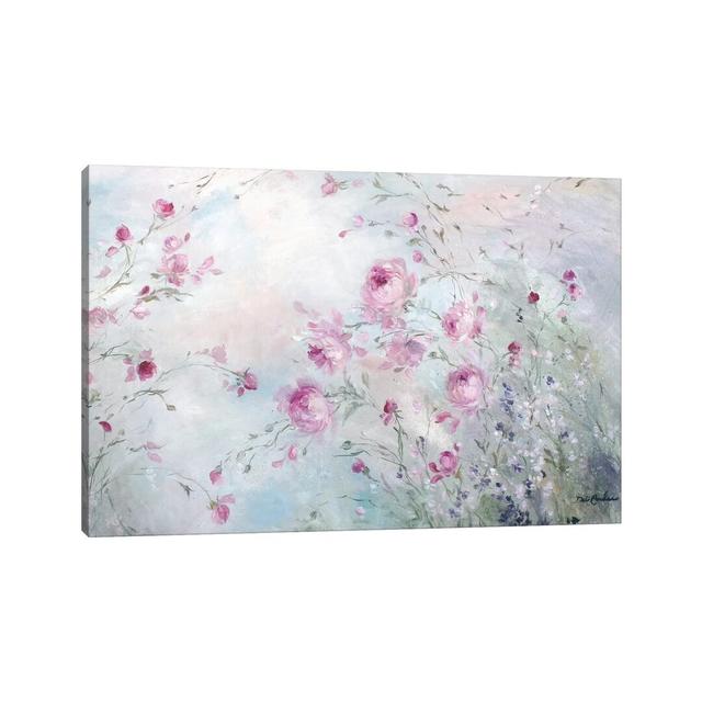 Rose Meadow by Debi Coules - Wrapped Canvas Painting Mercer41 Size: 20.5cm H x 31cm W x 1.9cm D on Productcaster.