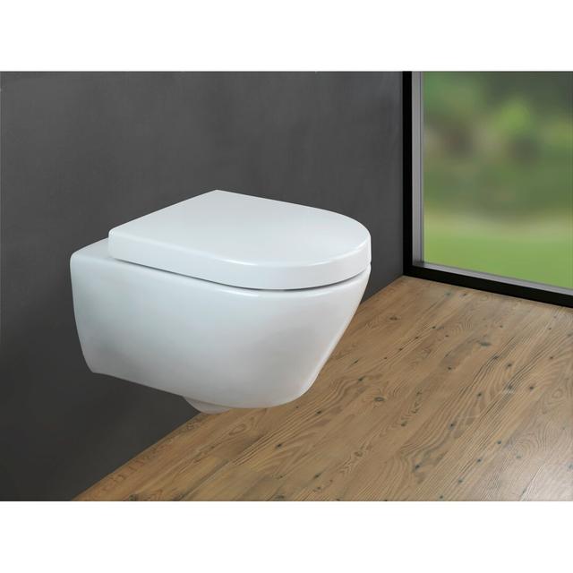 WENKO WC-seat Exclusive no. 4, duroplastic, with soft-closing mechanism Wenko on Productcaster.