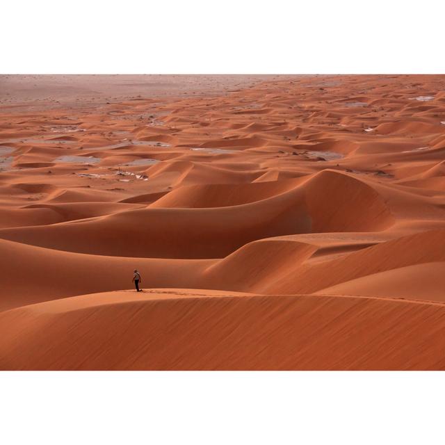 Vast Sandune - Wrapped Canvas Print Natur Pur Size: 61cm H x 91cm W on Productcaster.