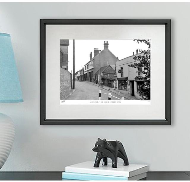 'Minster, the High Street 1954' by Francis Frith - Picture Frame Photograph Print on Paper The Francis Frith Collection Size: 40cm H x 50cm W x 2.3cm on Productcaster.