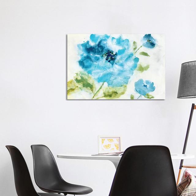 Softly Blue by Nan - Wrapped Canvas Print ClassicLiving Size: 66.04cm H x 101.6cm W x 1.91cm D on Productcaster.